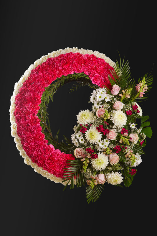 Corona con cabecero lateral