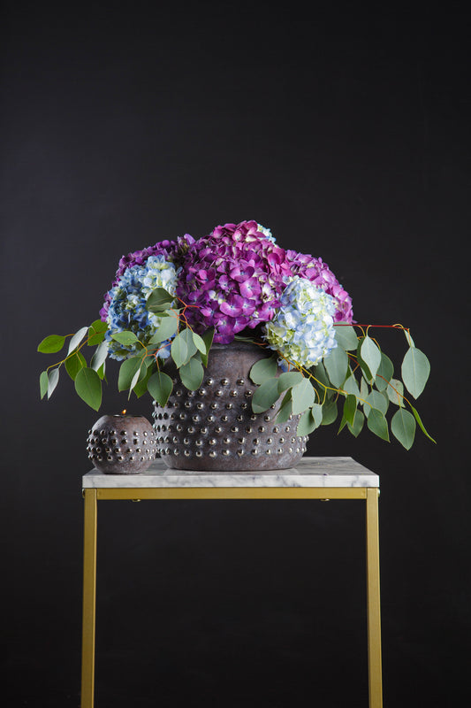Jarrón de Hortensias